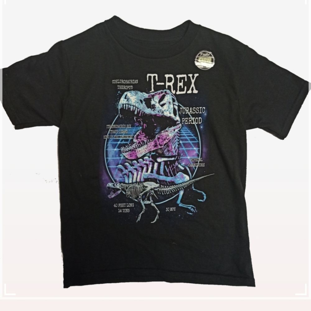 Boy shirt new glow in the dark